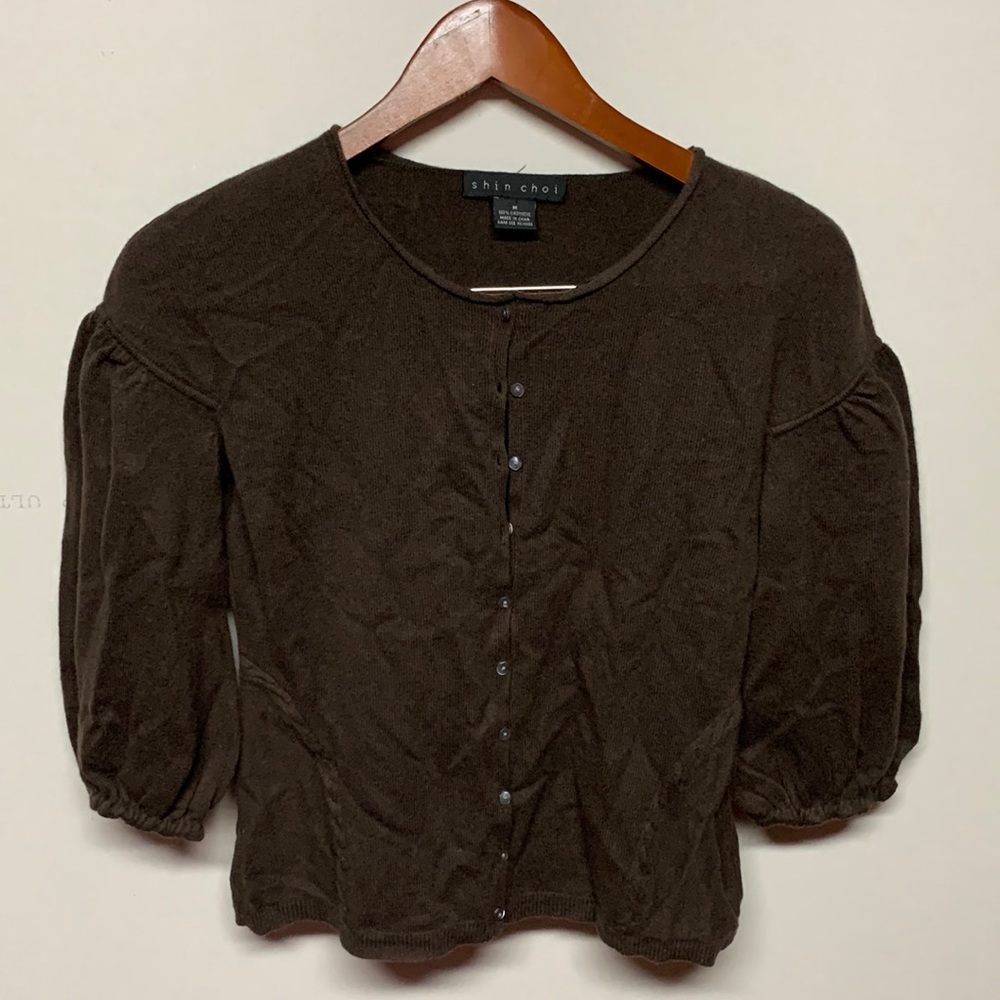 Shin Choi 100% Cashmere cardigan sweater